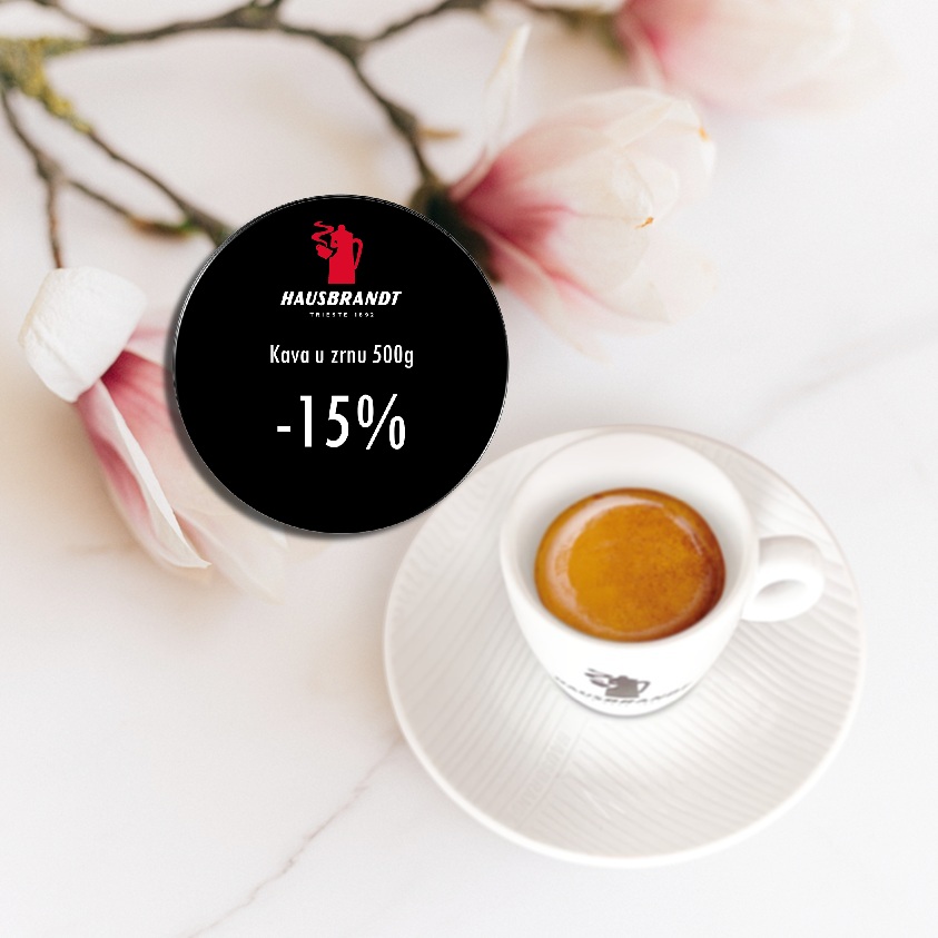 AKCIJA! Hausbrandt kava u zrnu 500g