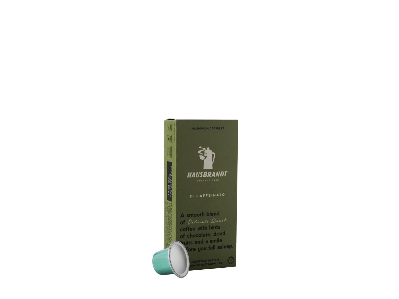 Hausbrandt Decaffeinato kapsule Nespresso 10/1 50g