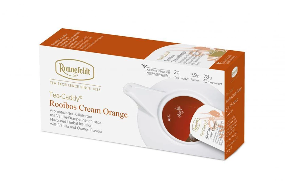 Ronnefeldt Rooibos Cream Orange Tea Caddy 20/1 78g