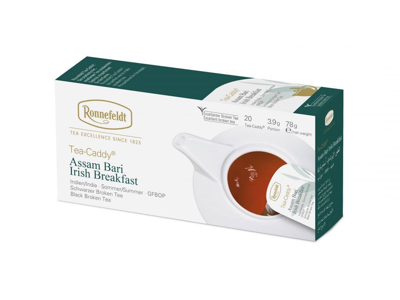 Ronnefeldt Assam Bari Irish Breakfast Tea Caddy 20/1 78g
