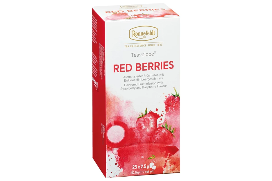 Ronnefeldt Red Berries Teavelope 25/1 62,5g