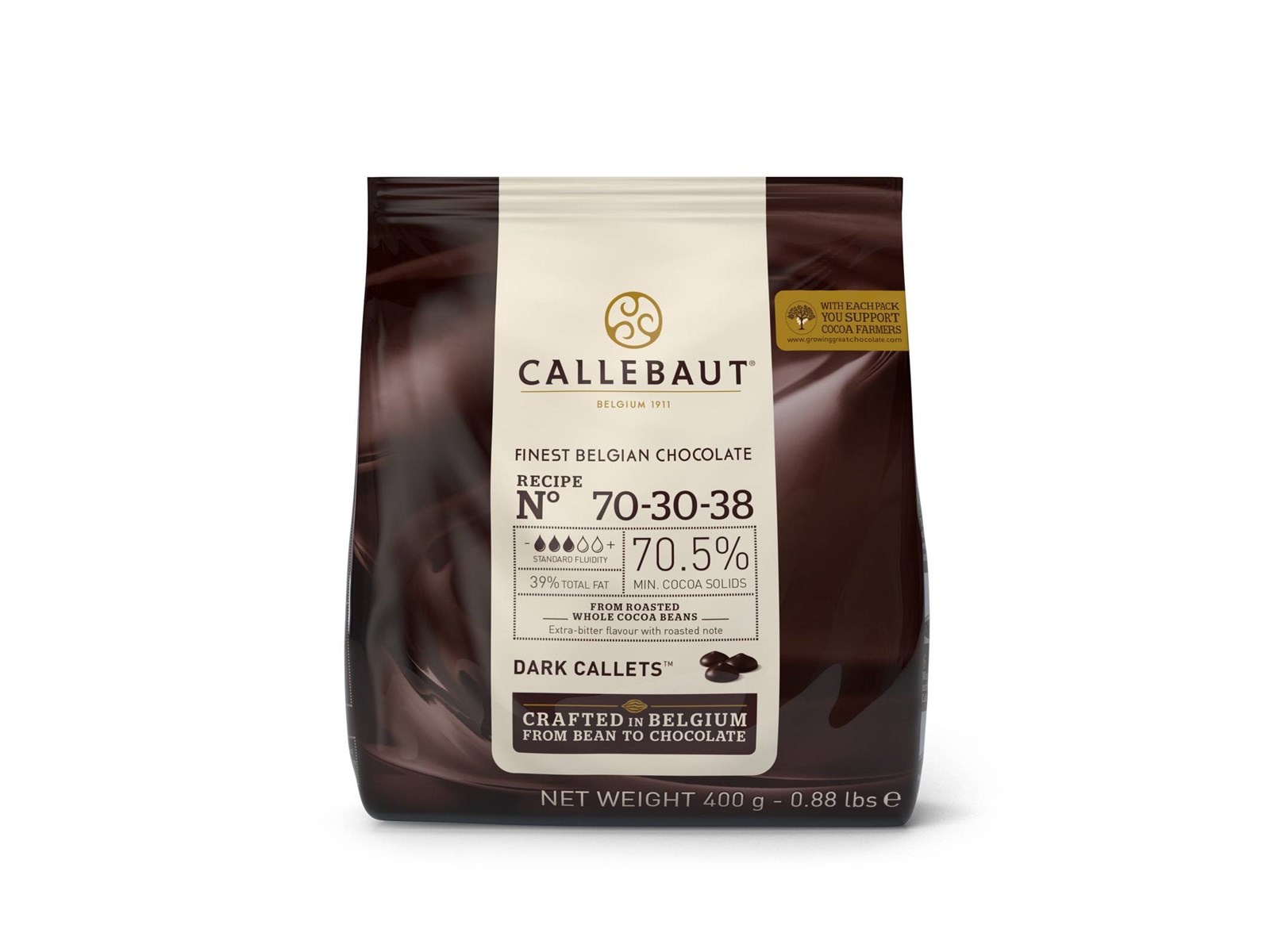 Callebaut čokolada Dark Callets 70-30-38 70,5% 400g