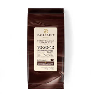 70-30-42NV DARK COUVERTURE CHOCOLATE CALLETS fluid 10 kg