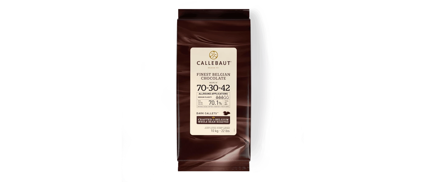 70-30-42NV DARK COUVERTURE CHOCOLATE CALLETS fluid 10 kg
