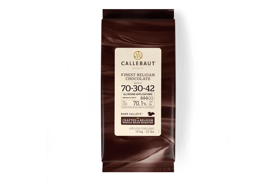 70-30-42NV DARK COUVERTURE CHOCOLATE CALLETS fluid 10 kg