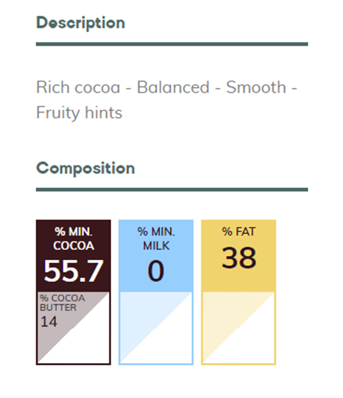 Callebaut NXT veganska tamna čokolada 2,5kg