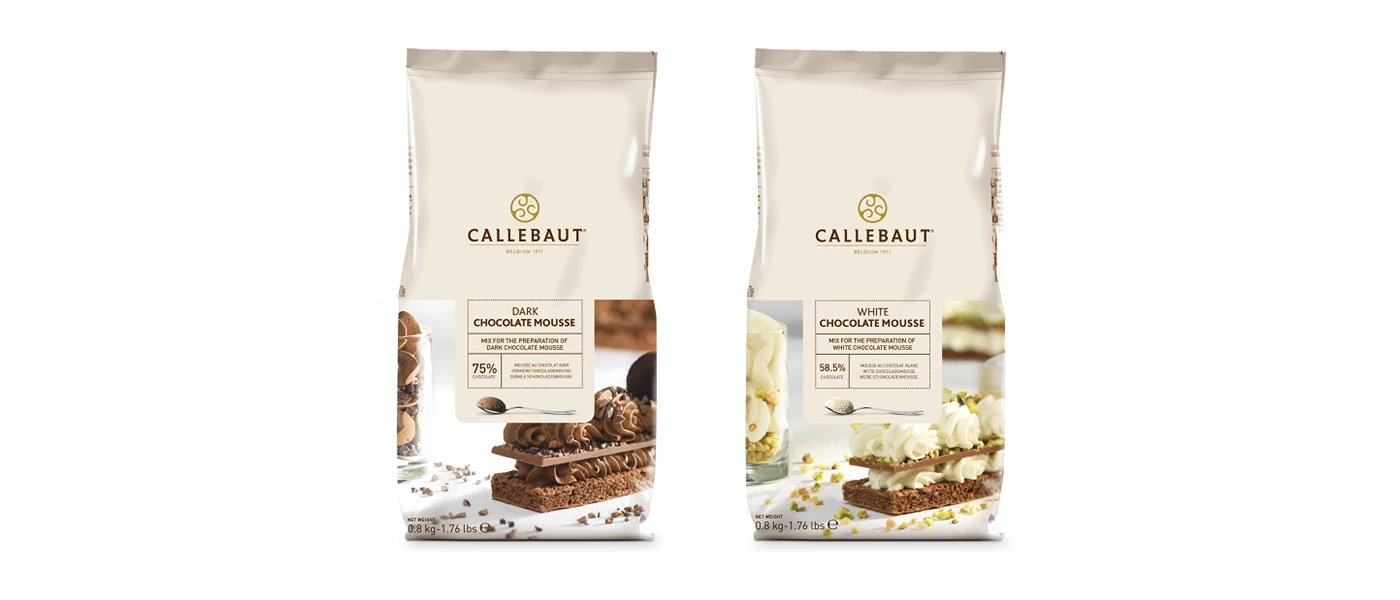 Callebaut 2u1 Mousse tamna i bijela čokolada 2x800g