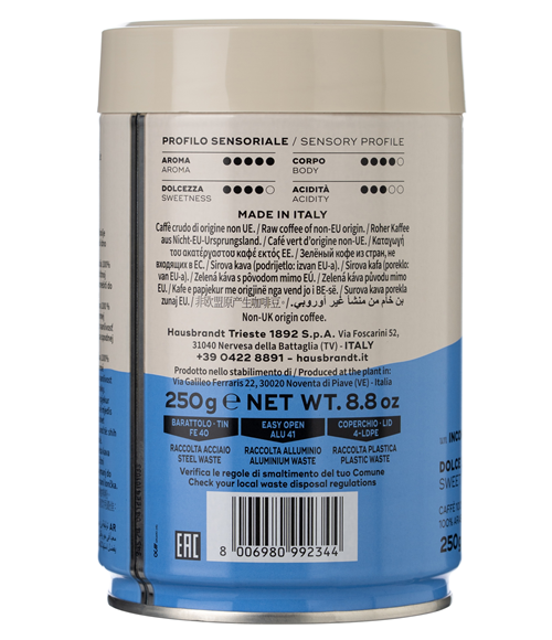 Hausbrandt Sublime 100% Arabica mljevena 250g