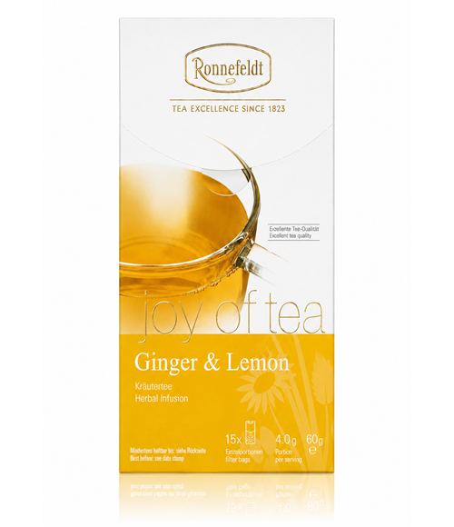 Ronnefeldt Ginger & Lemon Joy of Tea 15x4g 60g