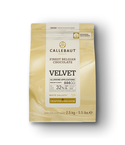 Callebaut Velvet bijela čokolada 2,5kg
