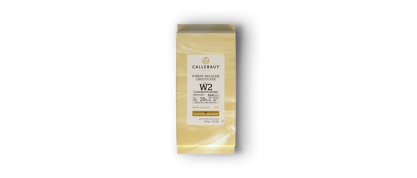 W2NV  WHITE CHOCOLATE CALLETS 10 kg