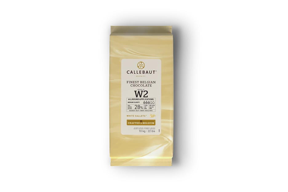 W2NV  WHITE CHOCOLATE CALLETS 10 kg