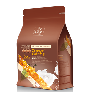 Cacao Barry Zephyr Caramel 35% čokolada 2,5kg