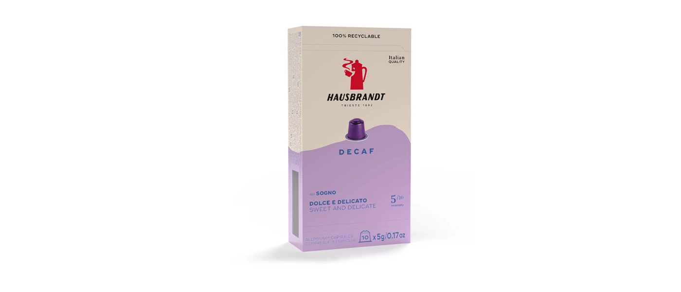 Hausbrandt kapsule Decaf 10x 5g 50g