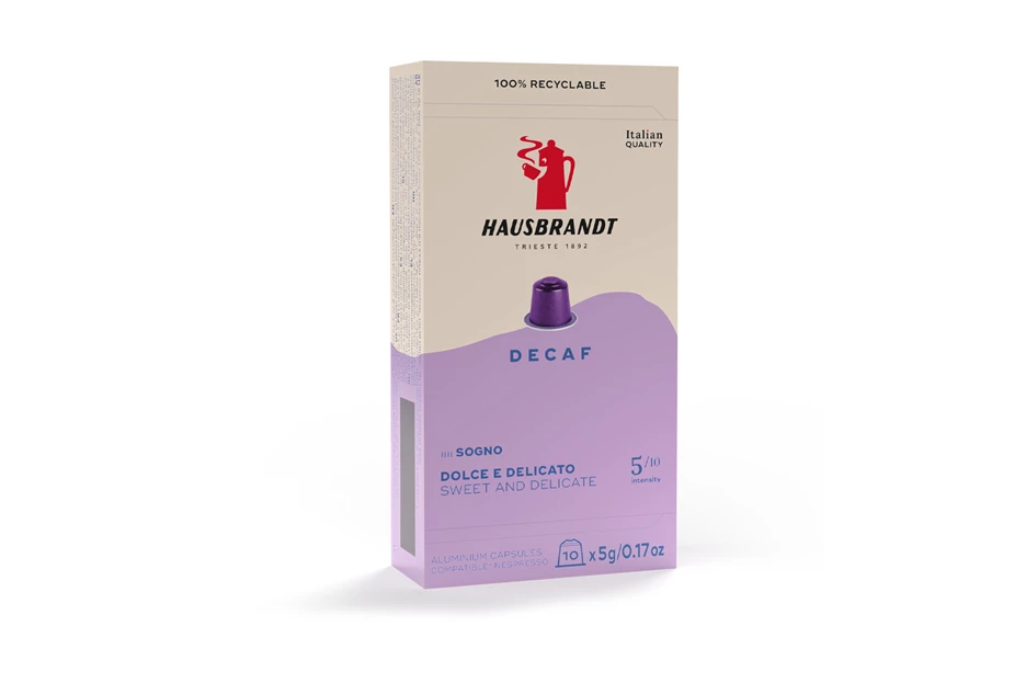 Hausbrandt kapsule Decaf 10x 5g 50g