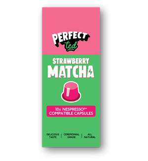 Perfcet Ted matcha u kapsulama s okusom jagode 10x5g 50g