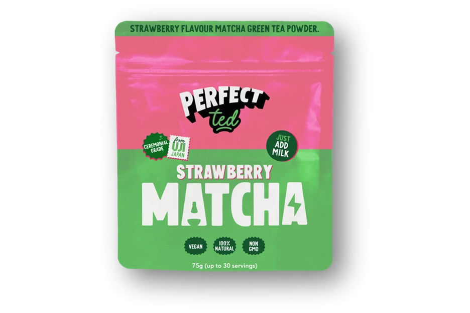 Perfcet Ted matcha s okusom jagode 75g