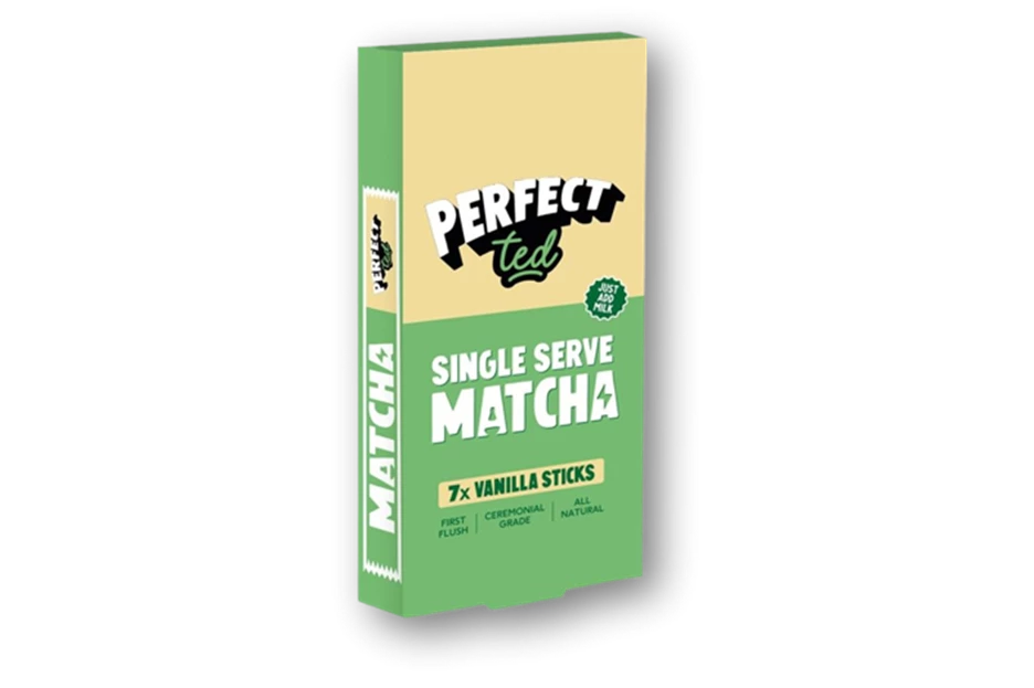 Perfcet Ted matcha s okusom vanilije monoporcije 7x5g 35g