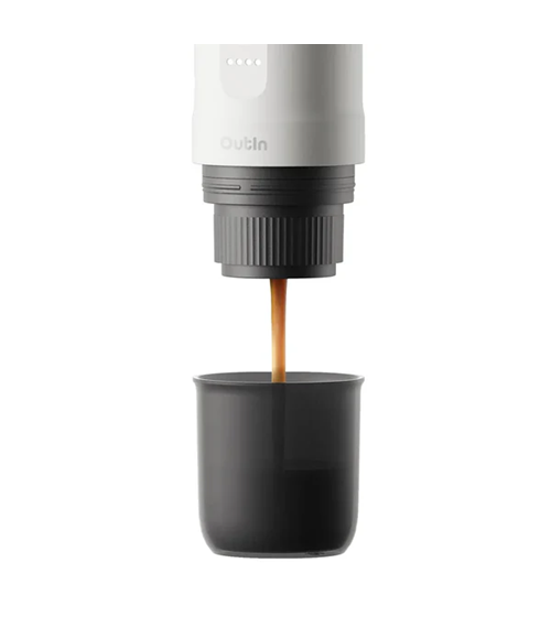 Outin Nano Pearl White prijenosni aparat za kavu