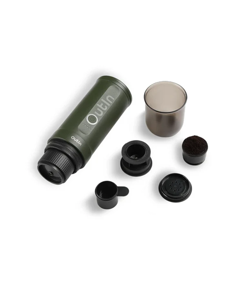 Outin Nano Forest Green prijenosni aparat za kavu