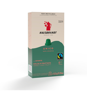 Hausbrandt kapsule Unico Fairtrade 100% Arabica 10x5,5g 55g